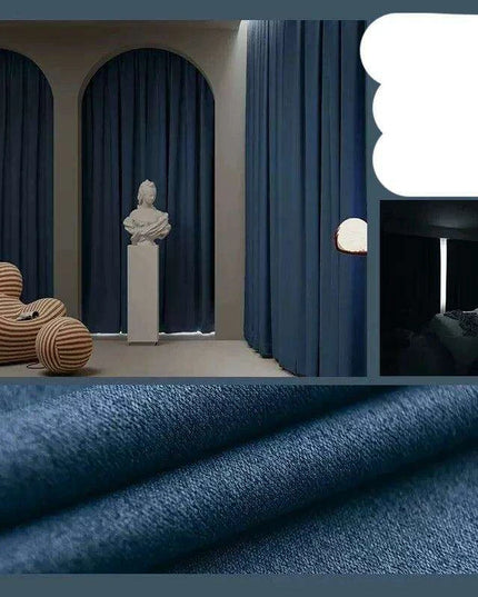 Luxury Soundproof Linen Drapes - Premium Noise Isolation and Total Privacy Solution