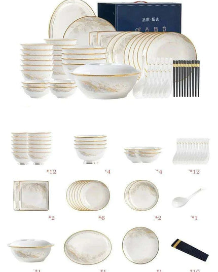 Chic Korean Ceramic Dining Collection for an Exquisite Table Experience
