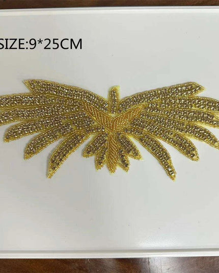 Glimmering Silver Rhinestone Floral Applique: Elegant Fashion Upgrade Accessory
