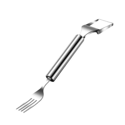 Ultimate 2-in-1 Stainless Steel Fruit Cutter and Serving Tool