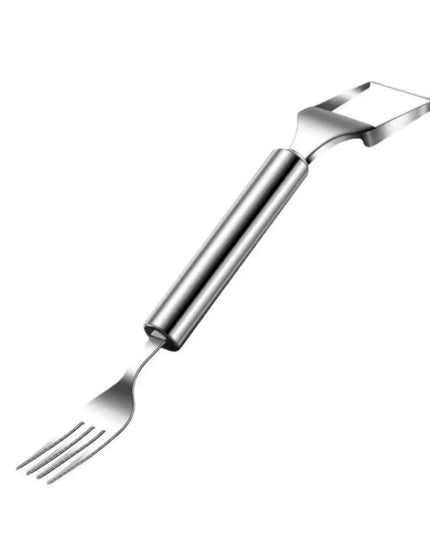 Ultimate 2-in-1 Stainless Steel Fruit Cutter and Serving Tool