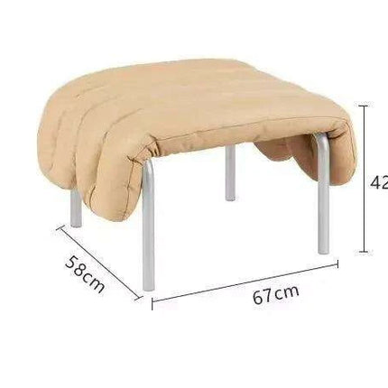 Alien Luxe PU Leather Nordic Lounge Chair: Exquisite Comfort Armchair