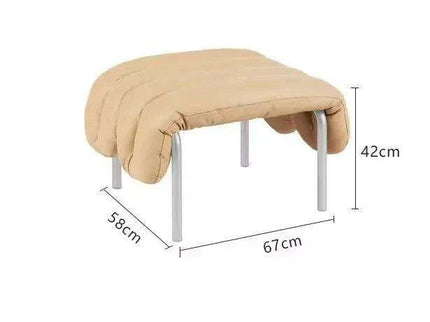 Alien Luxe PU Leather Nordic Lounge Chair: Exquisite Comfort Armchair