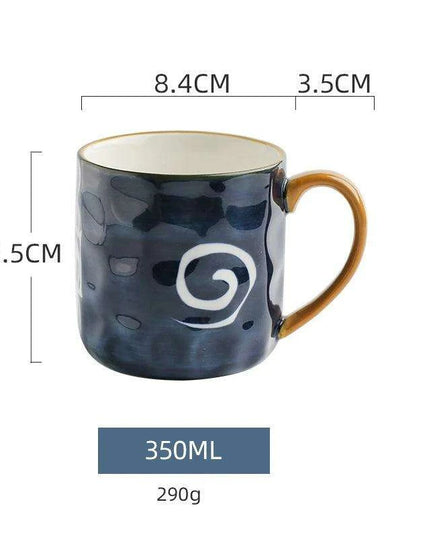 Nordic Elegance: Lovely Girl Insulated Ceramic Mug Set