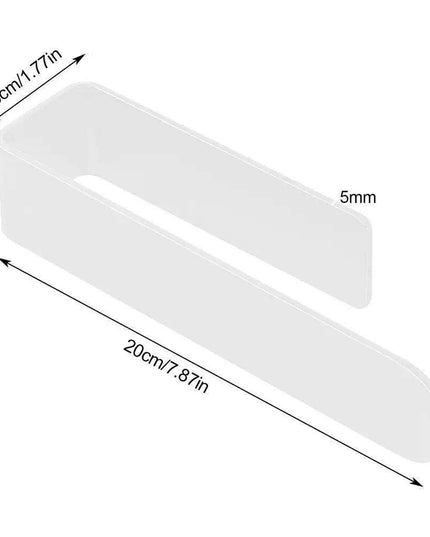 Modern Self-Adhesive Acrylic U-Shaped Towel Rack for Stylish Bathroom and Kitchen Storage