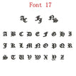 font17 / Silver