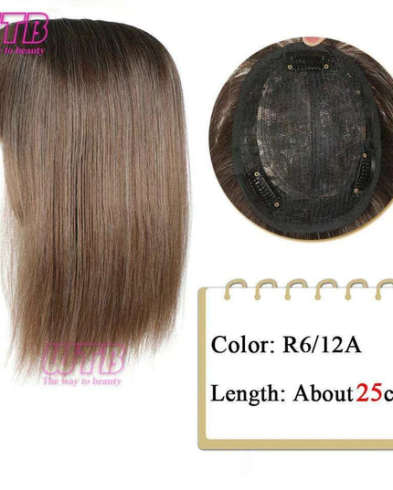 Bangs & Volume: Clip-In Hair Topper for Instant Transformation