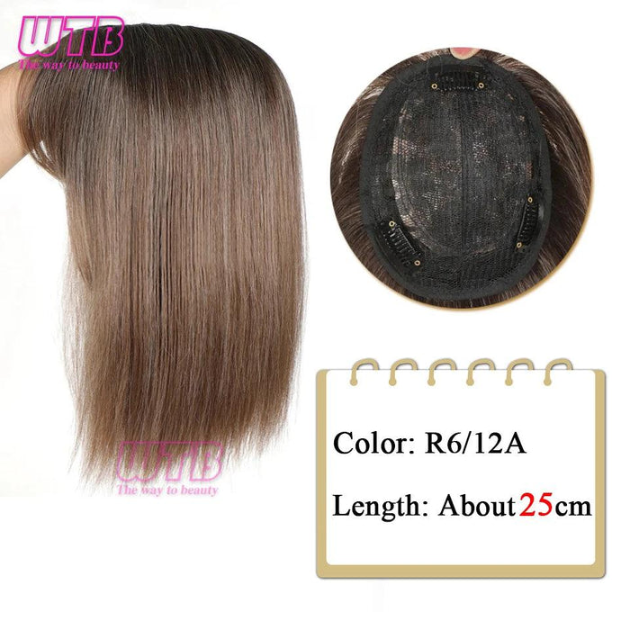 Bangs & Volume: Clip-In Hair Topper for Instant Transformation
