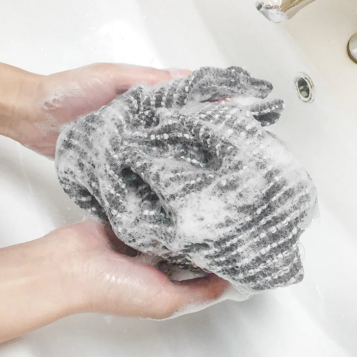 Japan Sponge Body Exfoliating Brush - Spa Shower Scrubber for Smooth Skin