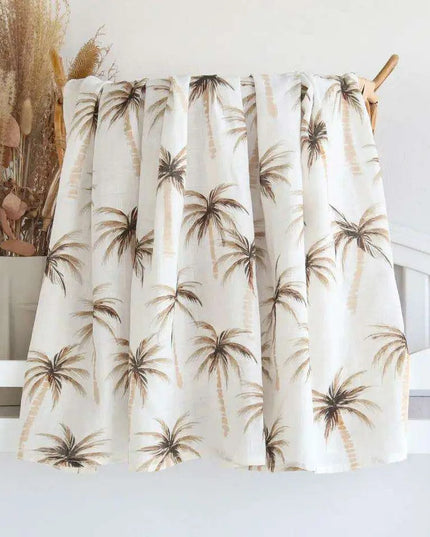 Luxuriously Soft Organic Bamboo Cotton Swaddle Blanket for Infants