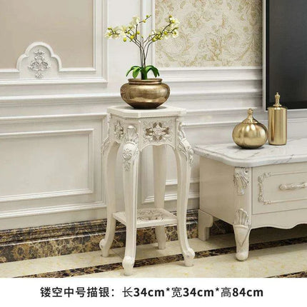 Luxurious European Gold Multi-Tier Plant Display Stand