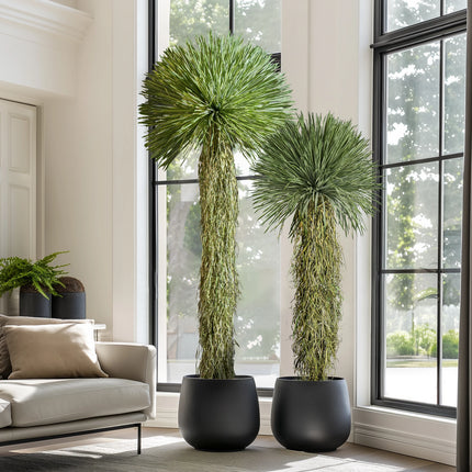 Dragon’s Blood Tree Faux Indoor Floor Plant — Dense Foliage, Living Room Decor