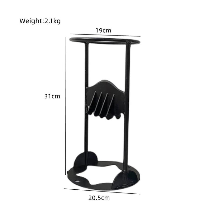 Artisan Cast Iron Log Splitting Wedge - Essential Tool for Camping and Outdoor Adventures
