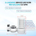 NSF Certified 5-Stage Faucet Water Filter System - Effortlessly Access Pure and Refreshing Water