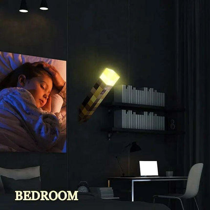 Playful Brownstone Cartoon LED Rechargeable Night Light Torch for Kids - 11-Inch with 4 Color Options
