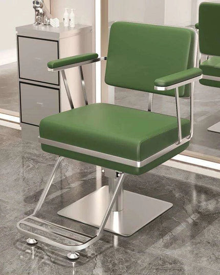 Premium Hydraulic Salon Chair with Adjustable Recline - Elevate Your Beauty Services