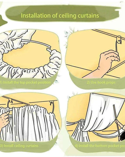 Elegant White Chiffon Ceiling Drapes for Stunning Event Decor