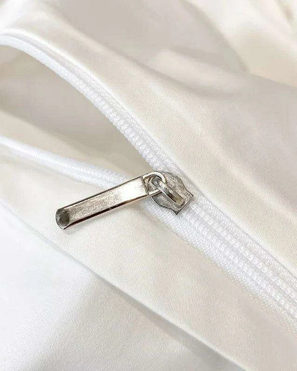 Elegant Floral Embroidered Egyptian Cotton Bedding Collection - Duvet Cover, Bed Sheet & Pillowcases in Soft Pastels