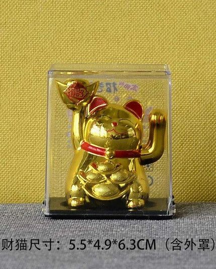 Solar Waving Lucky Cat: Eco-Friendly Maneki Neko for Home and Office Good Fortune