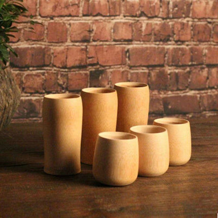 Eco-Conscious Handmade Bamboo Beverage Mug - Perfect for Every Drink