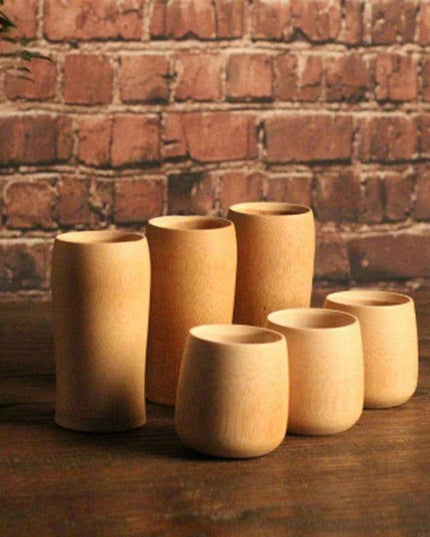 Eco-Conscious Handmade Bamboo Beverage Mug - Perfect for Every Drink
