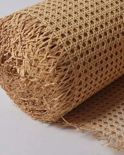 Indonesian Plastic Rattan Weaving Roll for Furniture Makeover - 35-50cm Wide Ideal for Chairs, Cabinets, and Tables