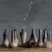 Stylish Hydroponic Ceramic Vase with Floral Accent for Tranquil Tabletop Elegance