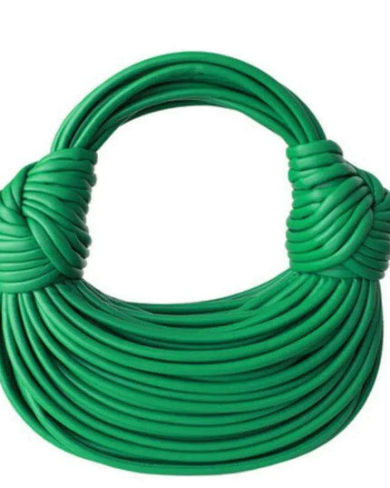 Lavish Gold Handcrafted Hobo Bag Set with Stylish Rope Accents