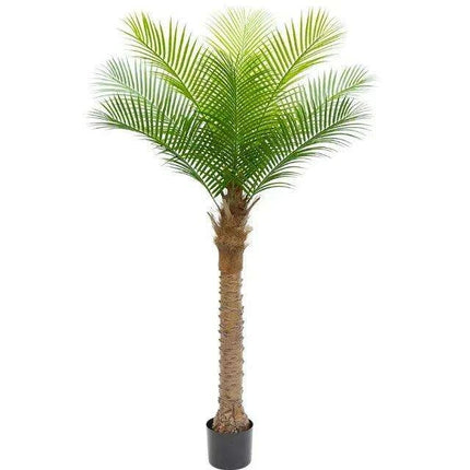 Lifelike Giant Faux Coconut Palm Tree - Ideal Tropical Decoration for Any Space