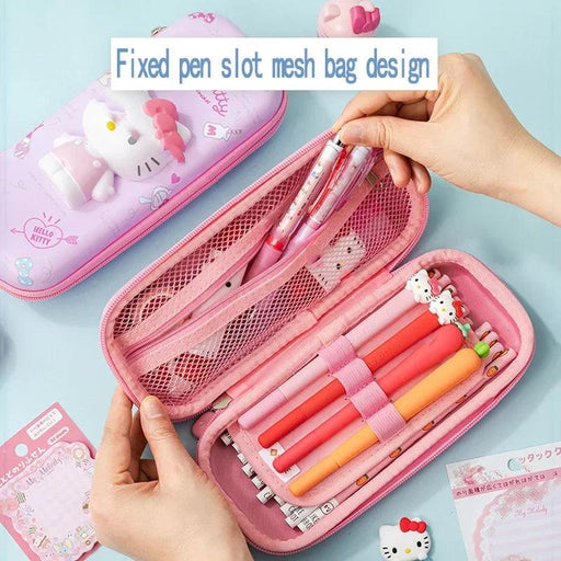 Kuromi & Cinnamoroll Anime-Inspired Pencil Case - Stylish and Functional Stationery Organizer