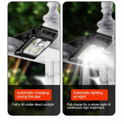 Mini Solar Clip Lamp with Motion Sensor — Outdoor Garden Light