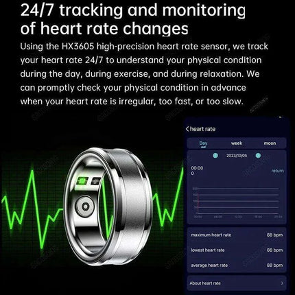 Smart Health Monitoring Ring: Your Ultimate Fitness and Sleep Companion