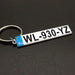 Customizable Car Plate Keychain - Thoughtful Gift for Auto Lovers