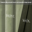 Green / W265xH250cm / Rod Pocket