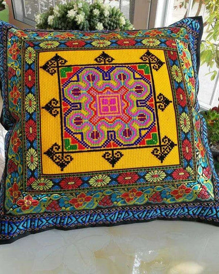 Embroidered Cushion Cover