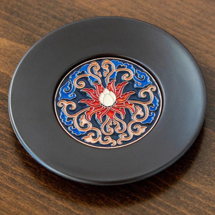 Serene Zen-Style Kung Fu Tea Coasters - Stylish Heat-Resistant Mats for Enhanced Beverage Experience