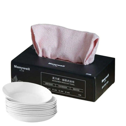 20-Pack Premium Japanese Microfiber Cloths - Superior Cleaning Performance