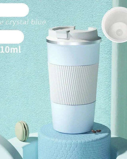 Sustainable 510ml Leakproof Ceramic Travel Mug with Insulation and Straw Hole