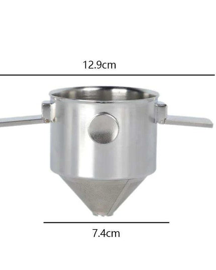 Stainless Steel Reusable Coffee Filter Cup with Convenient Hanging Ears - Eco-Friendly Brewing Essential