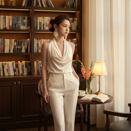 Honeypotson SU-SU Natural Shell Pink Long Round Earrings - Stylish & E