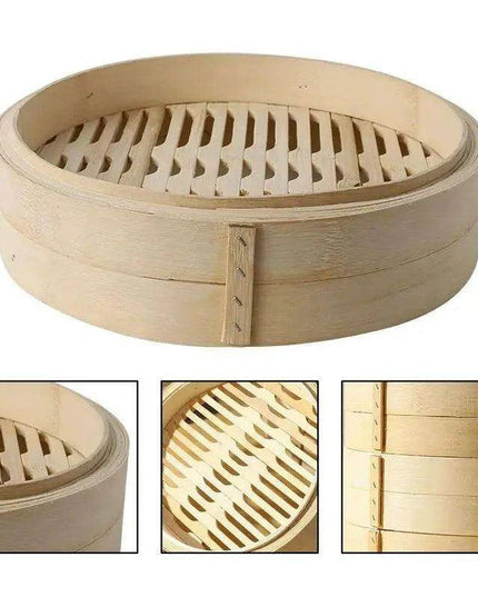 Bamboo Steaming Set for Healthy Cooking and Delicious Dumplings