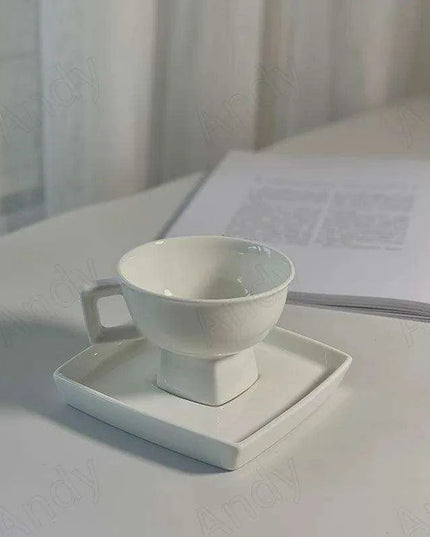 Chic European Ceramic Mug Set for Contemporary Home and Office Elegance