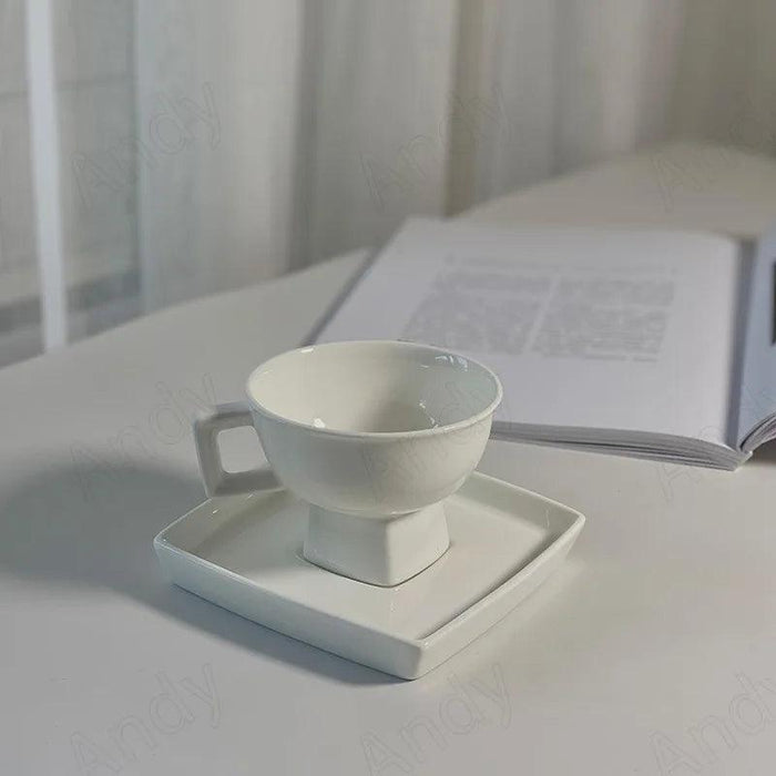 Chic European Ceramic Mug Set for Contemporary Home and Office Elegance