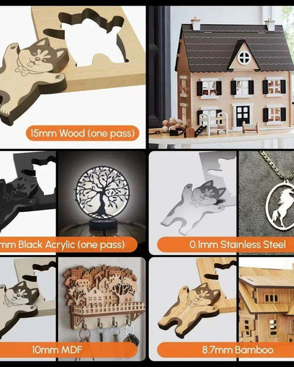 High-Performance Laser Engraver with Rapid Cutting Technology