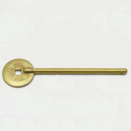 Antique Bolt Straight Lock Bolt Chinese Furniture Hardware Brass Locki
