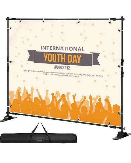 8ft Adjustable Photography Backdrop Stand with Carrying Case for Events