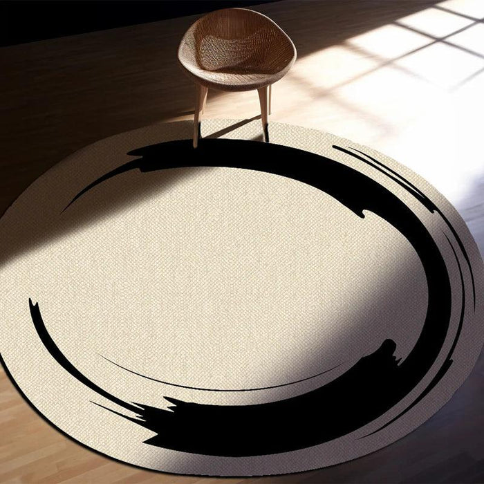Elegant Abstract Art Area Rug for Stylish Home Interiors