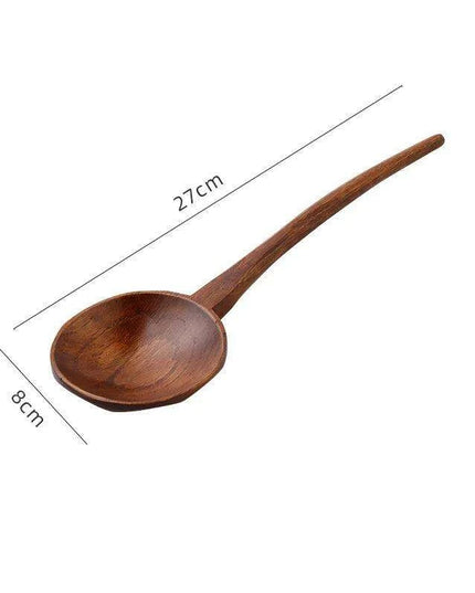 Elegant Beechwood Soup Spoon - The Ultimate Kitchen Accessory for Ramen and Stews