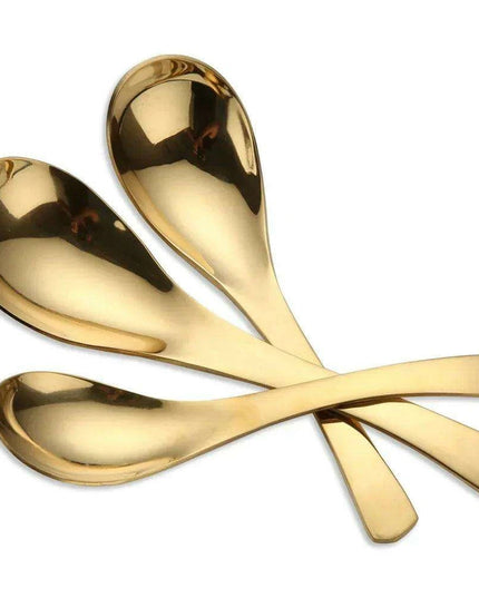 Elegant Multifunctional Japanese Stainless Steel Spoon for Soups, Desserts, and Beverages