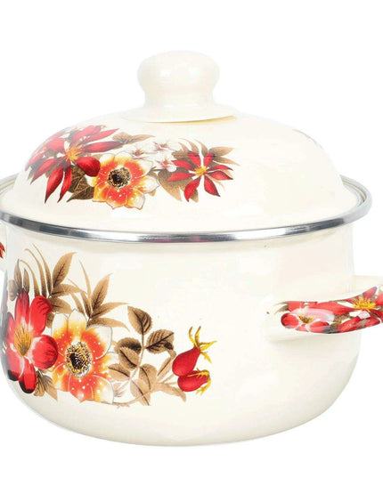 Vibrant Enamel Cookware: Multi-Functional Stockpot for Every Kitchen